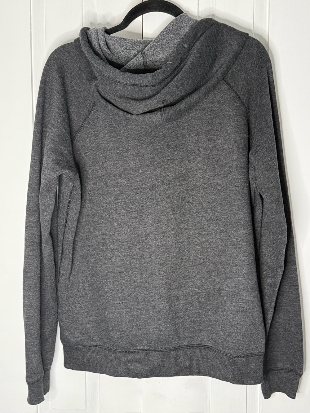 American Eagle Charcoal Gray Full-Zip Hoodie Sweatshirt - XL - Picture 3 of 9